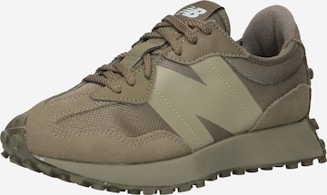 Baskets basses '327' new balance en vert : devant