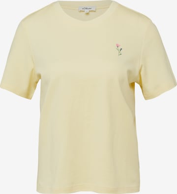 s.Oliver Shirt in Yellow: front
