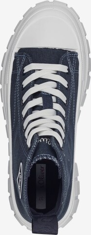 s.Oliver Sneakers hoog in Blauw