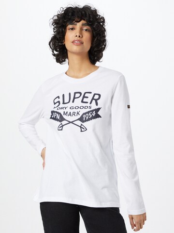 Superdry Shirt in Weiß: predná strana