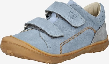 Scarpa bassa di Pepino in blu: frontale