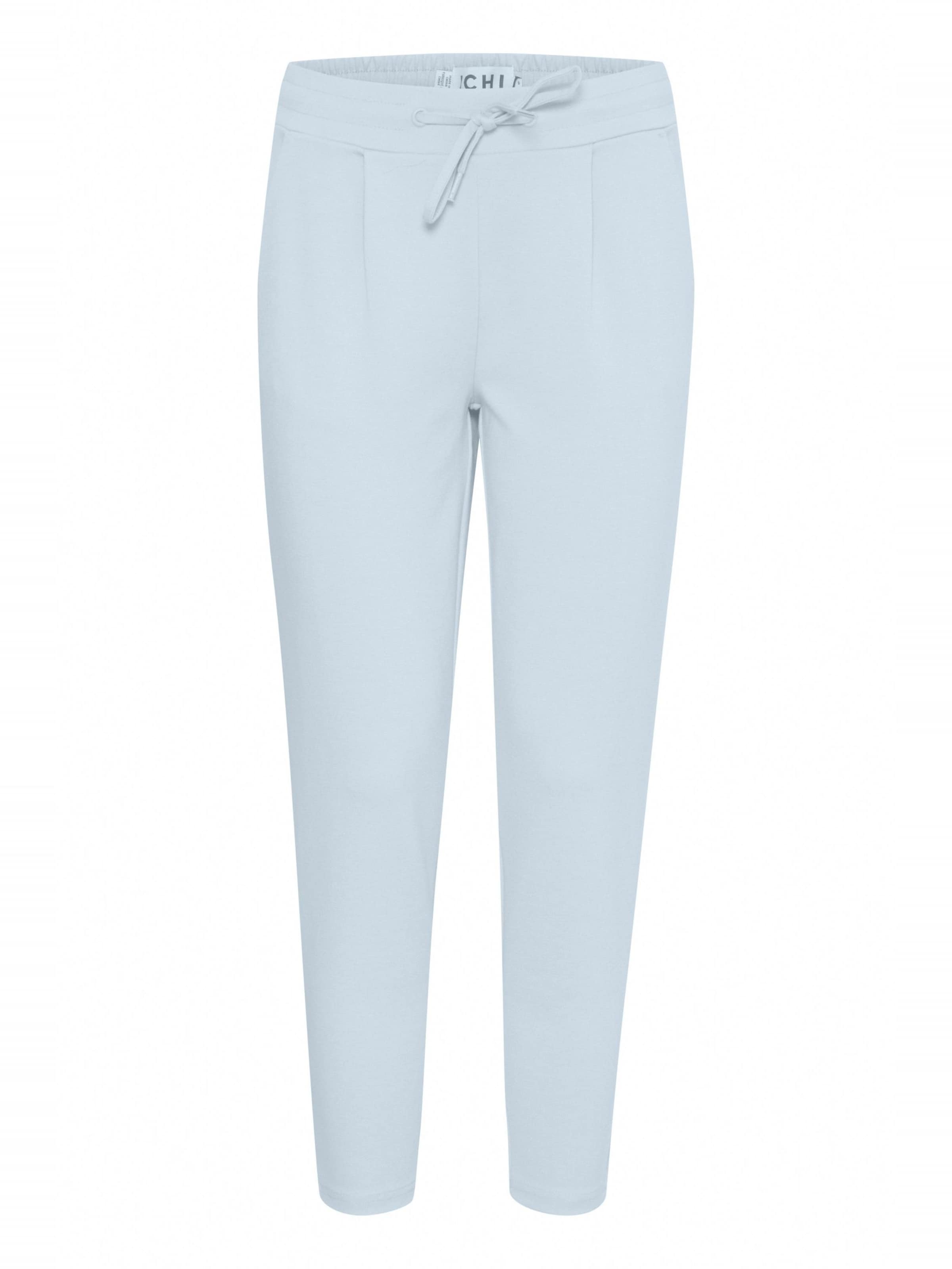 ICHI Дънки Tapered Leg Панталон с набор 'Kate' в синьо: отпред