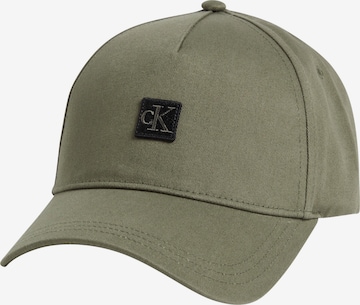 Calvin Klein Jeans Cap in Green: front