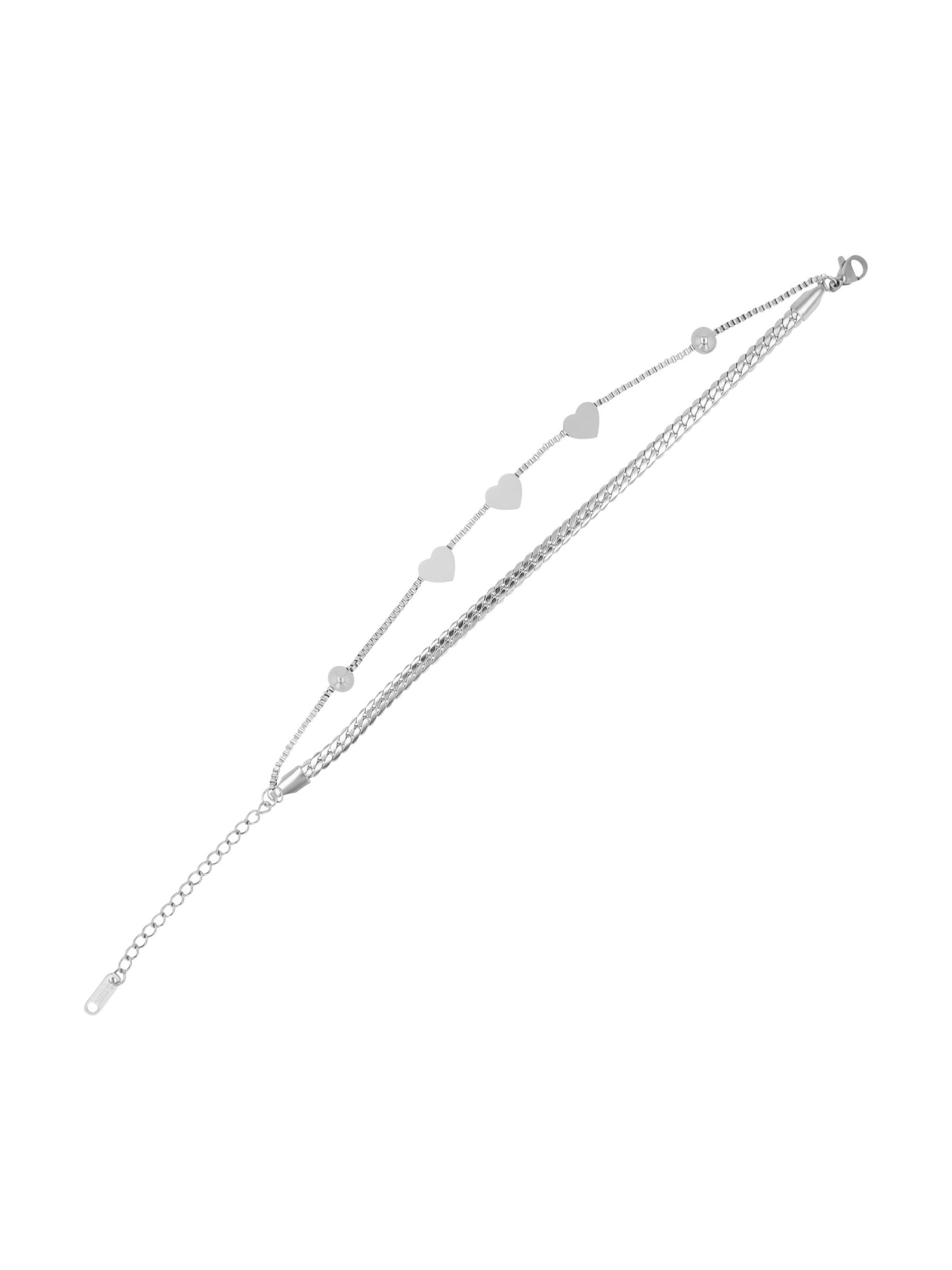 Akzent Bracelet 'Roxane, langlebig' in Silver