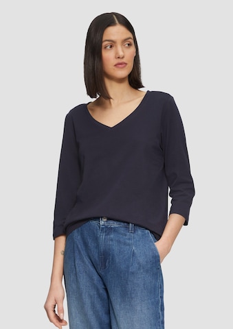 s.Oliver Shirt in Blauw: voorkant