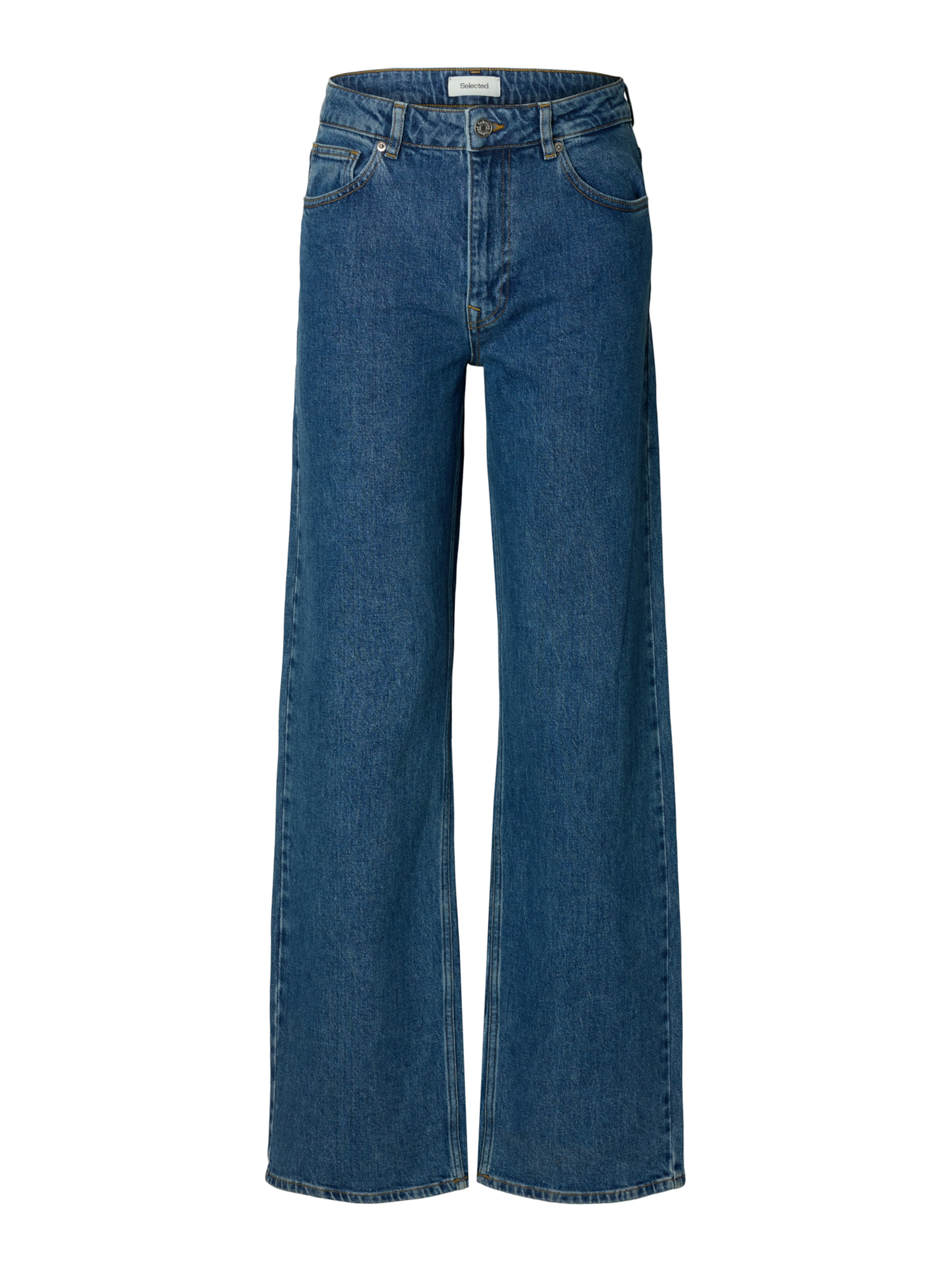 SELECTED Wide leg Jeans 'SLFBEA-KORI' in Blue: front