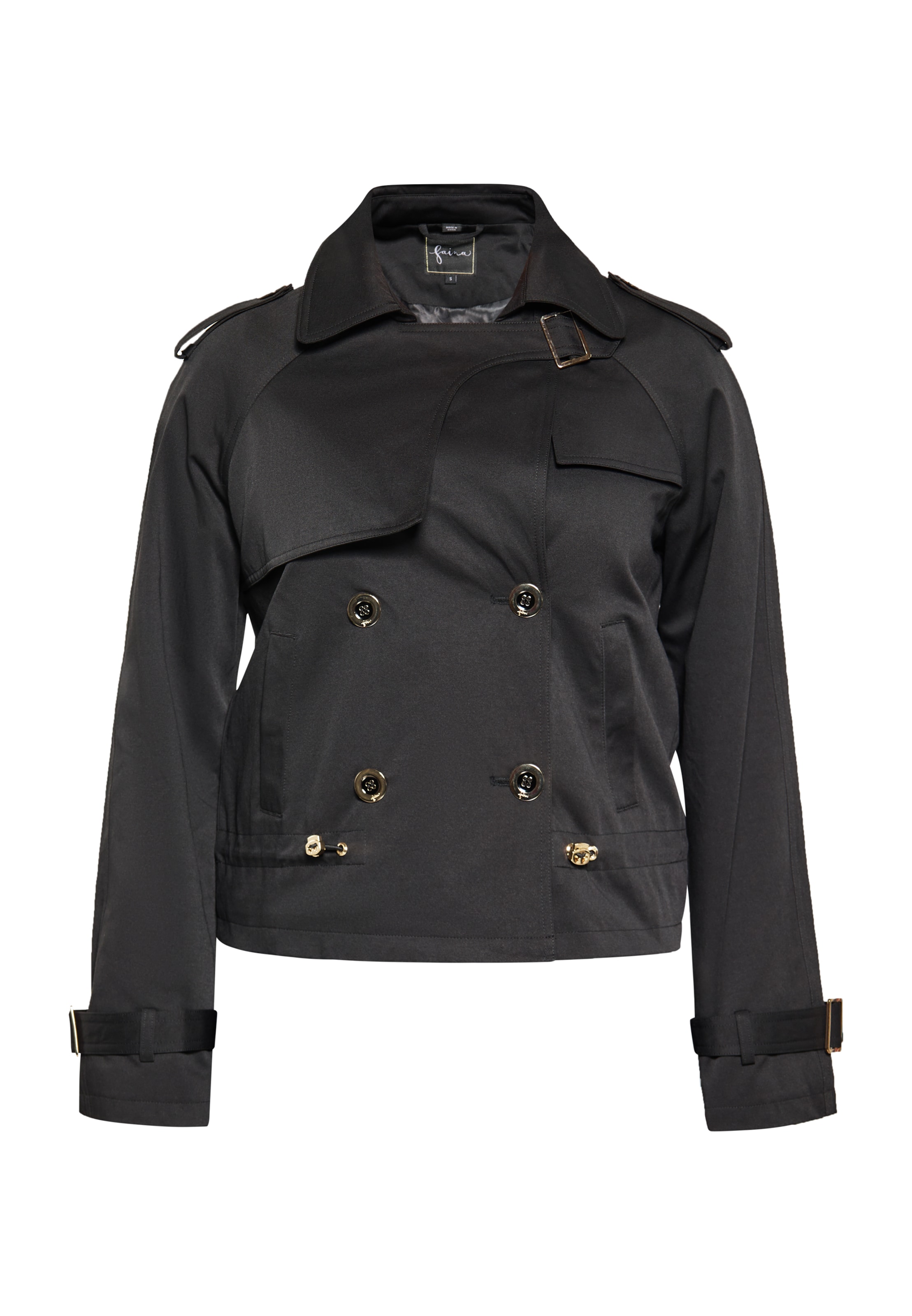 faina Преходно яке в черно: отпред