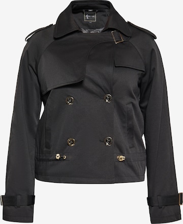 fainaPrijelazna jakna - crna boja: prednji dio