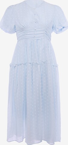 Usha Jurk in Blauw: voorkant
