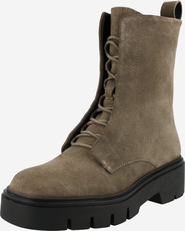 ARA Lace-Up Ankle Boots in Brown: front
