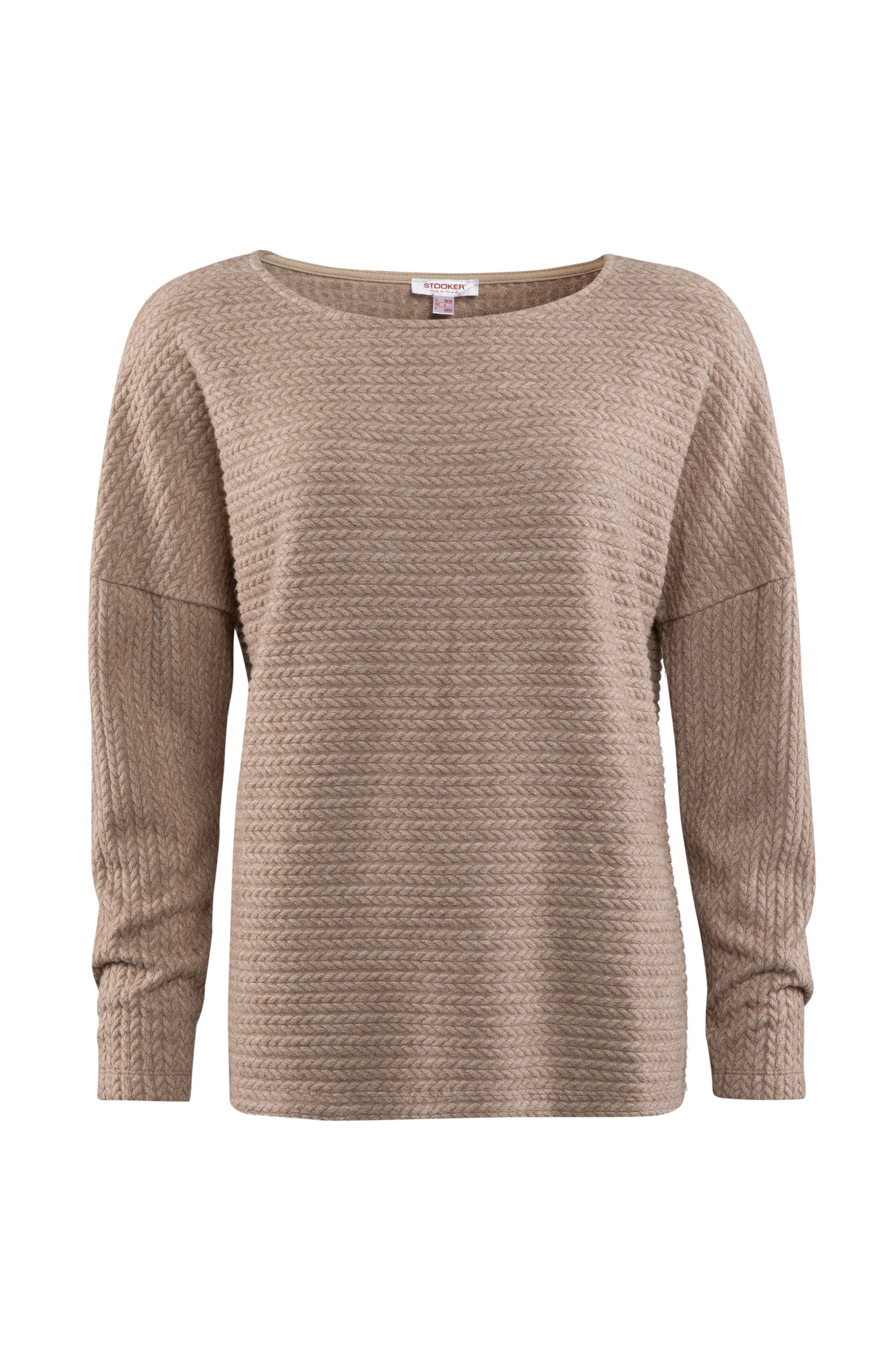 STOOKER WOMEN Pullover 'CARLY' in Beige: Vorderseite