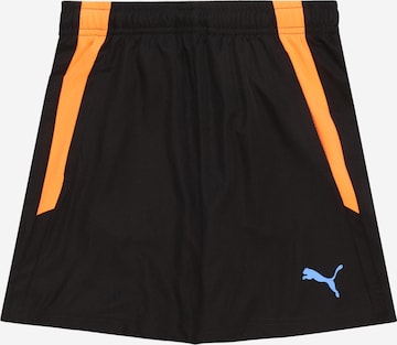 PUMA Sportshorts 'LIGA' in Schwarz: predná strana