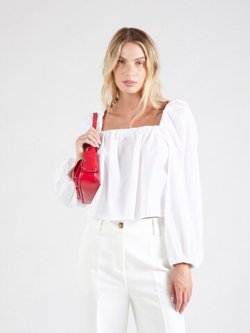 Monki - Blusa en blanco