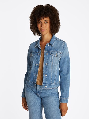TOMMY HILFIGER Tussenjas in Blauw: voorkant
