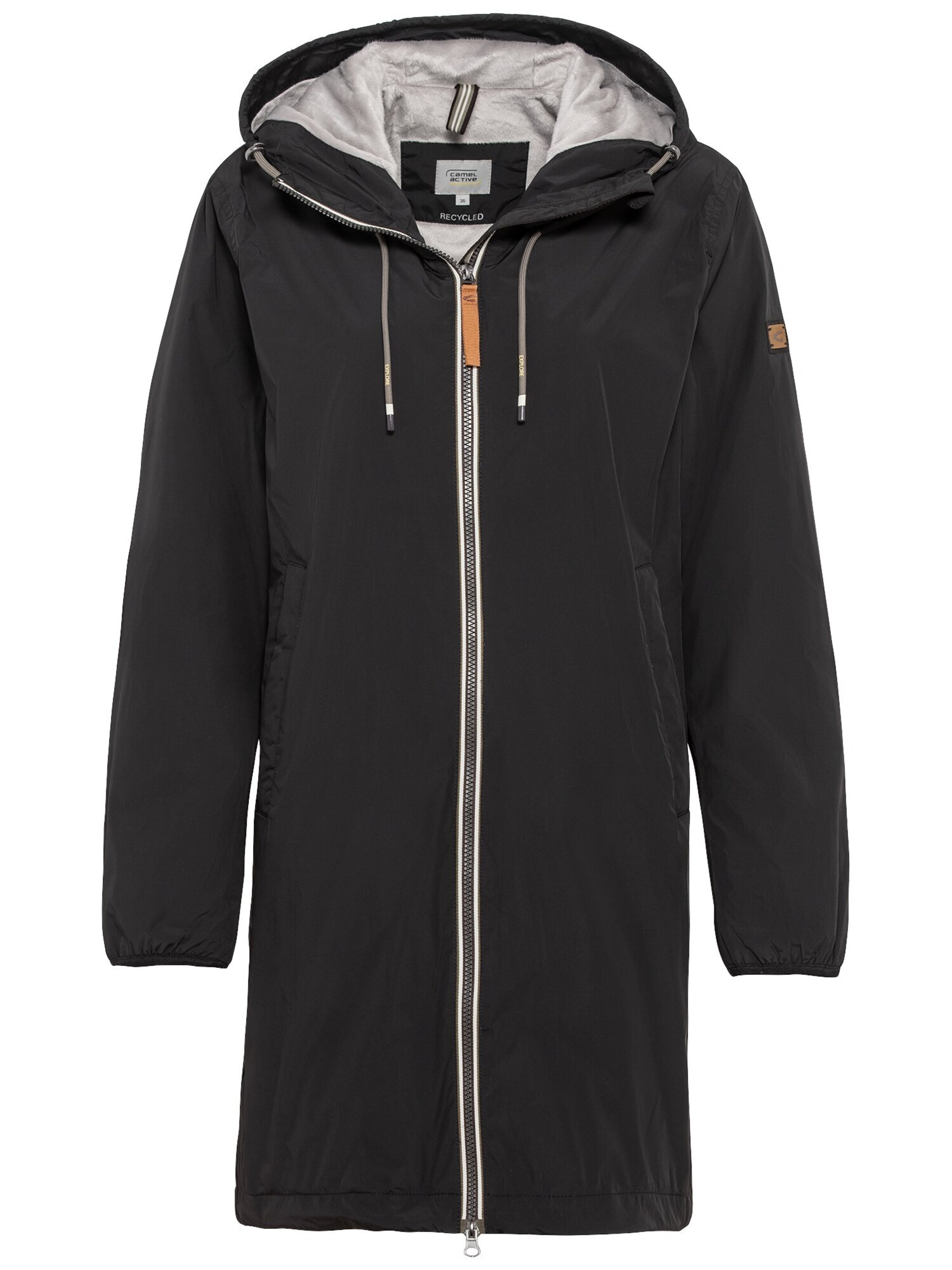 CAMEL ACTIVE Übergangsparka in Schwarz: Vorderseite