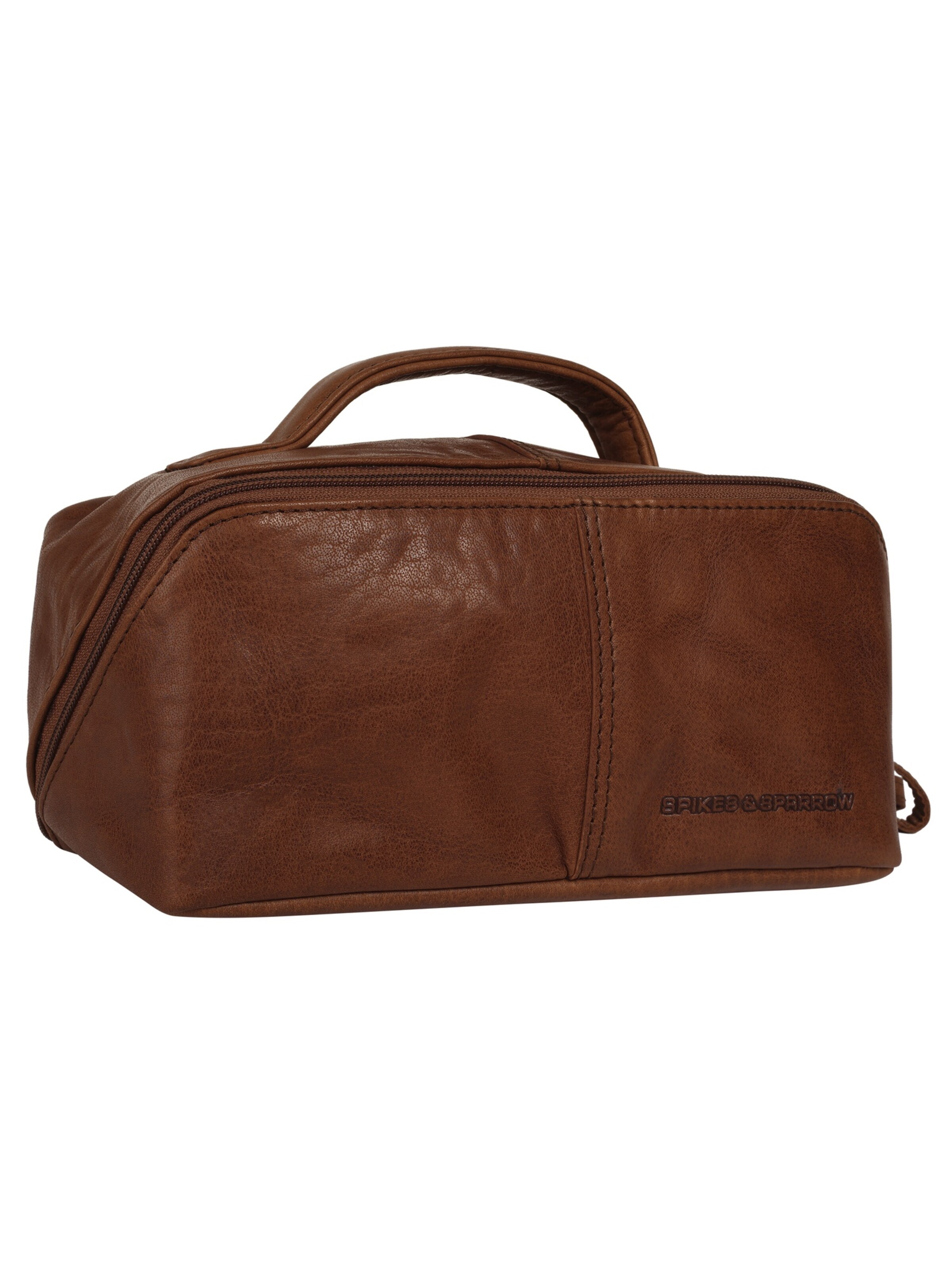 Spikes & Sparrow Toiletry Bag in Brown