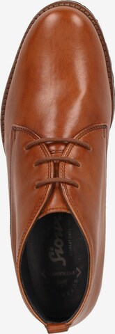 SIOUX Lace-Up Ankle Boots 'Meredith' in Brown