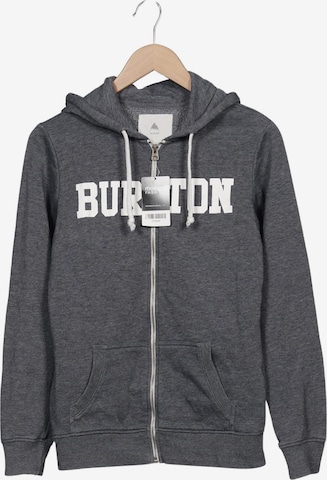 BURTON Kapuzenpullover XS in Grau: Vorderseite