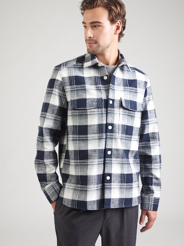 DRYKORN Regular fit Button Up Shirt 'Gunray' in Blue: front