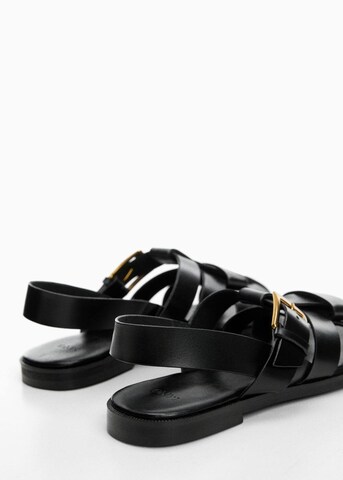 MANGO Strap Sandals 'loraine' in Black