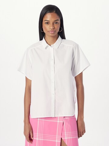 BOSS Black Blouse 'Bixina' in White: front