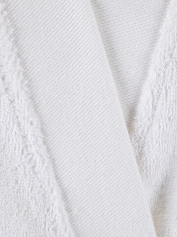 LACOSTE Long Bathrobe 'LDEFILE' in White