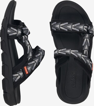 Rieker EVOLUTION Hiking Sandals '20801' in Black