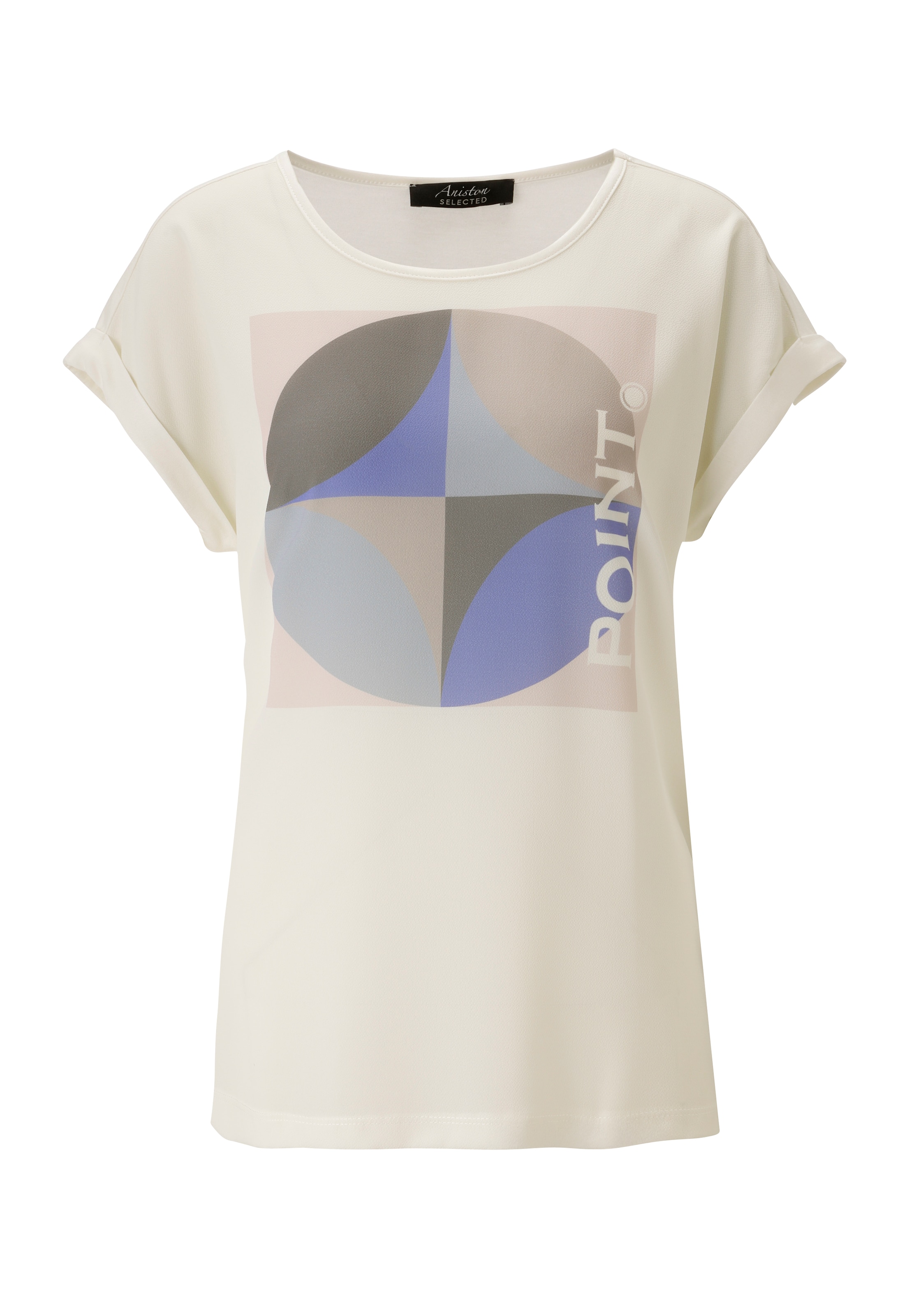 Aniston SELECTED Bluse in Beige: Vorderseite