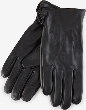 STRELLSON Vingerhandschoenen in Zwart: voorkant