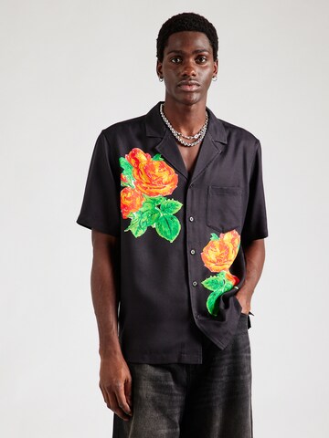 Soulland Comfort Fit Skjorte 'Orson' i sort: forside