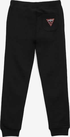 GUESS - Tapered Calças em preto