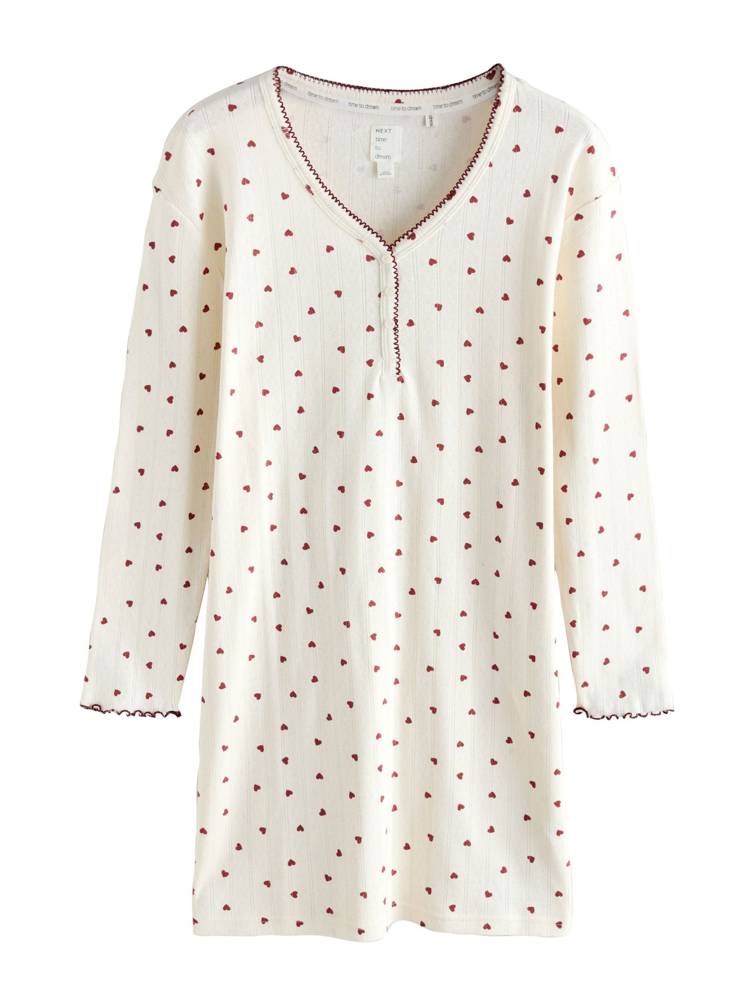 Next Ночная рубашка в Бежевый: спереди