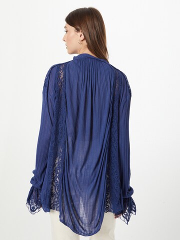 Free People Bluse 'GEORGIA' in Blau