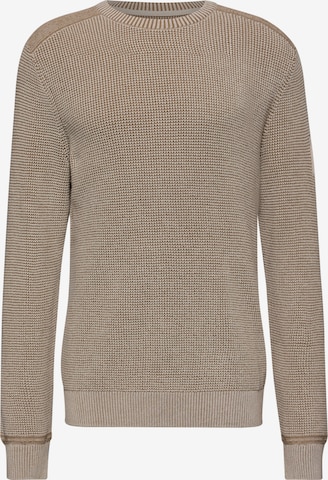 Street One MEN Sweater in Beige: front