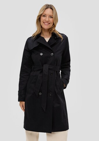 Manteau mi-saison s.Oliver en noir : devant