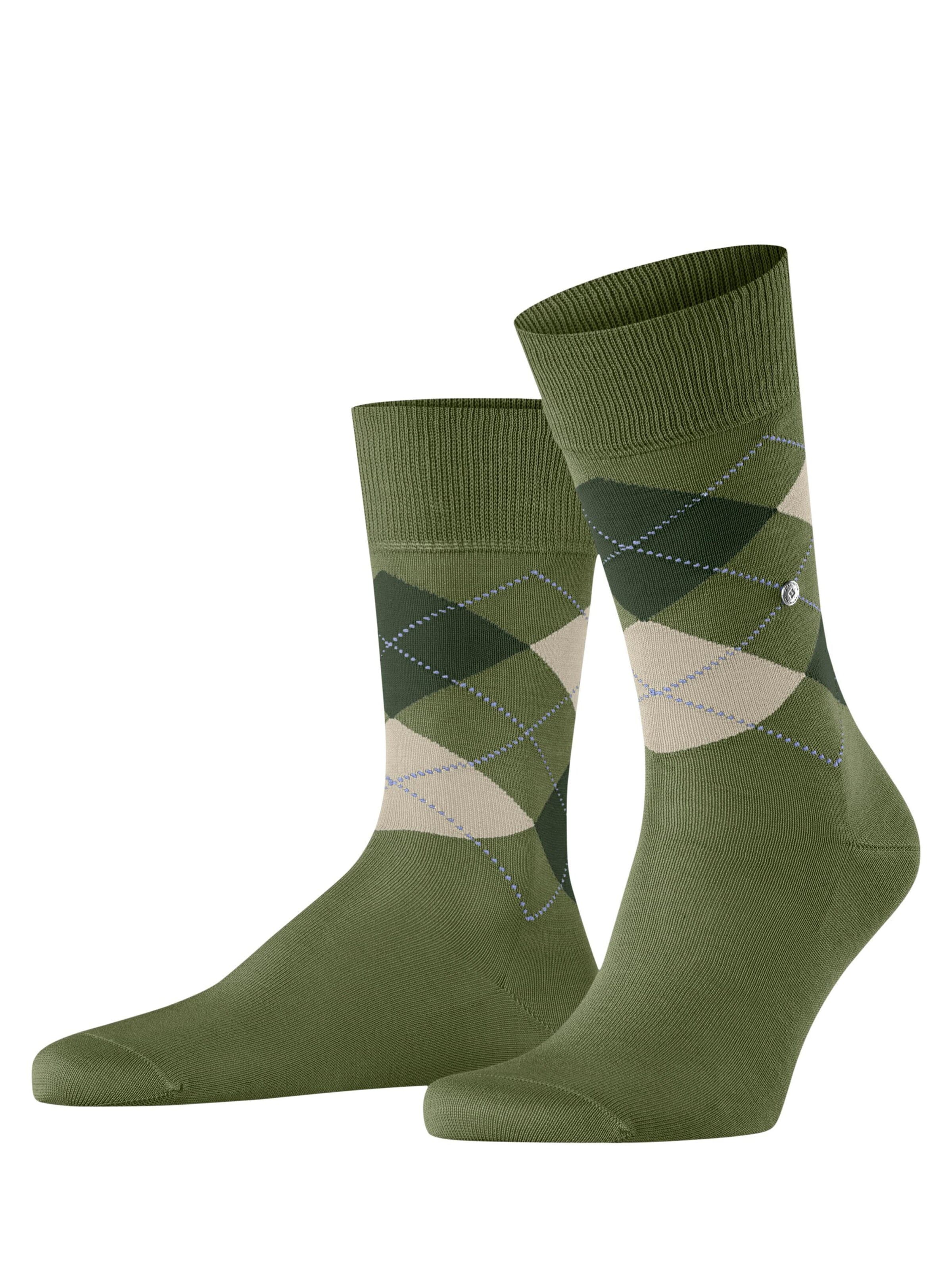 BURLINGTON Socks 'Manchester' in Green: front