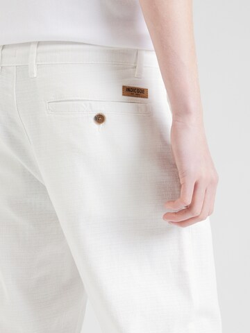 Regular Pantalon 'Clio' INDICODE JEANS en blanc