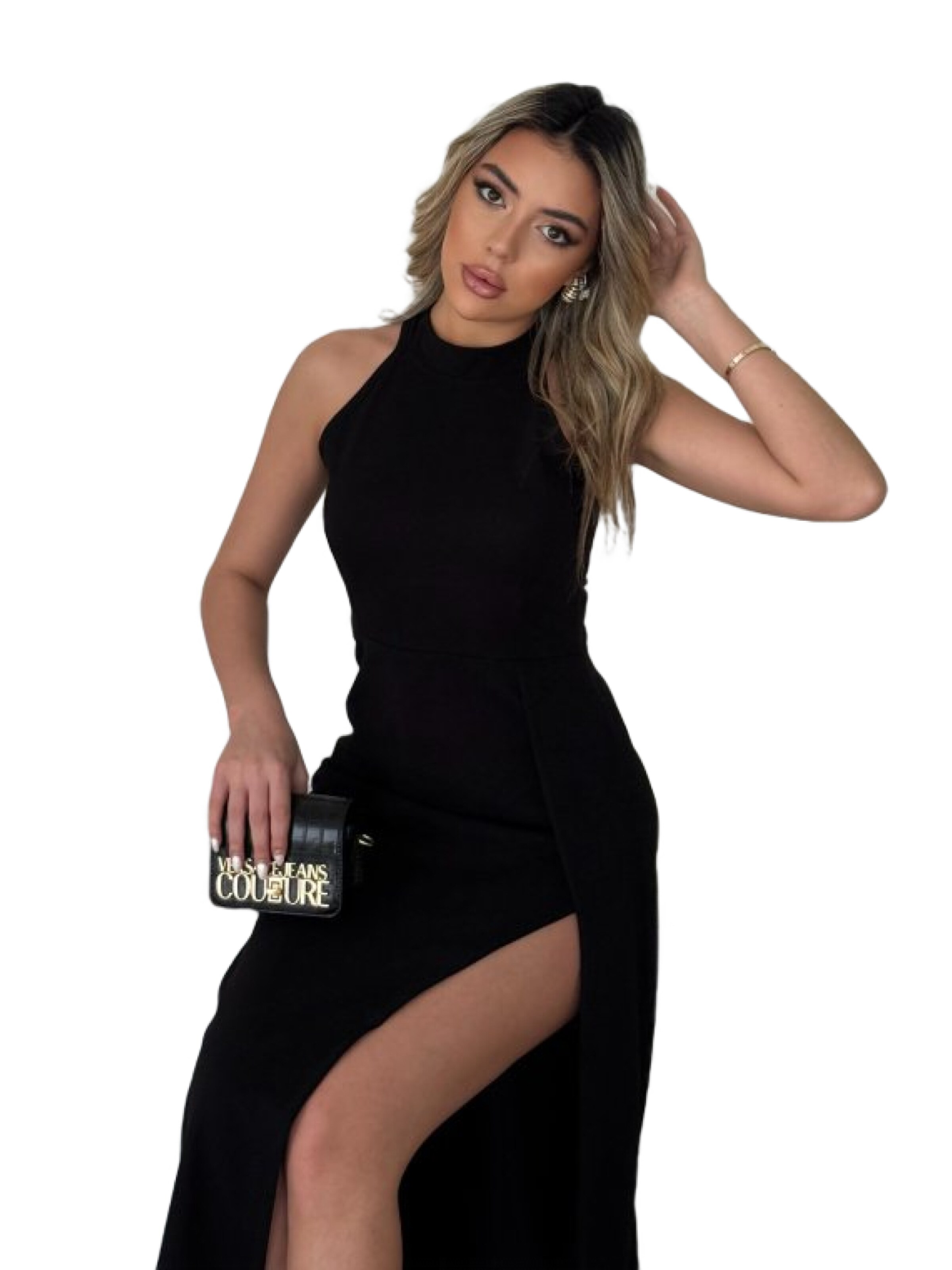 JANE's Evening Dress in Black: front