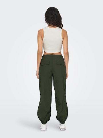 ONLY Loose fit Pants 'Joan' in Green