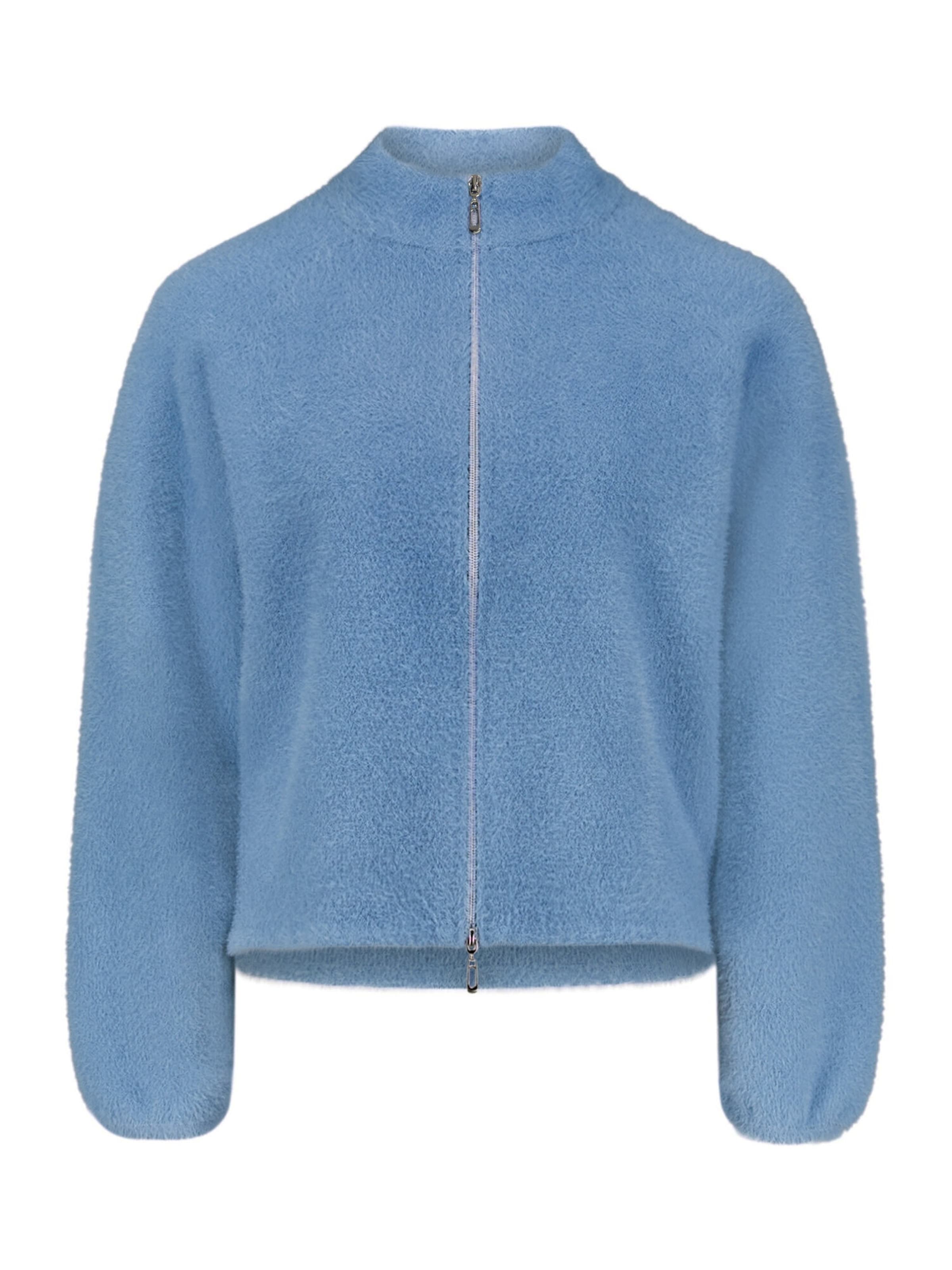 Veste en polaire Betty Barclay en bleu : devant