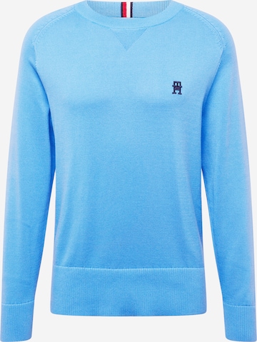 Pull-over TOMMY HILFIGER en bleu : devant