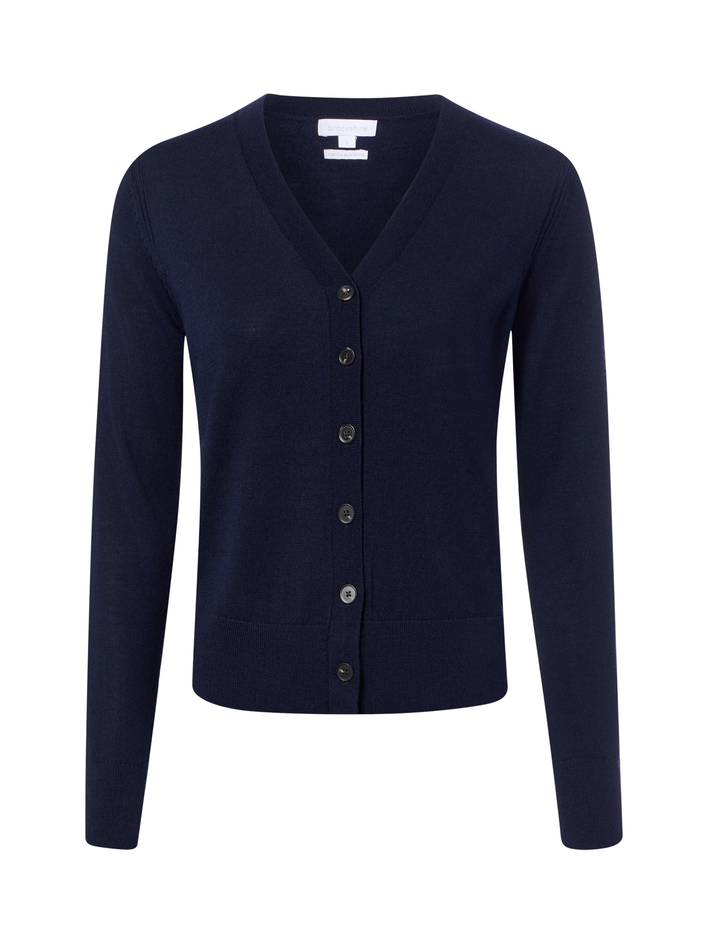 Cardigan Brookshire en bleu : devant