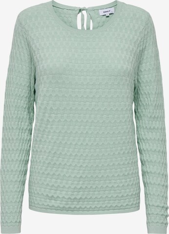 ONLY Sweater 'FAYE' in Green: front