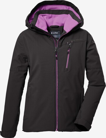 KILLTEC Outdoorjacke in Schwarz: predná strana