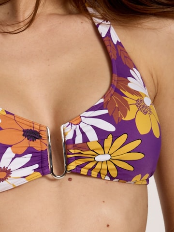OLYMPIA Bustier Bikini in Lila