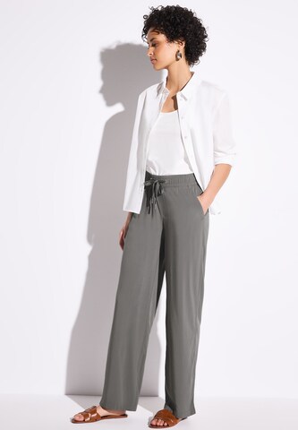 STREET ONE Wide leg Pants in Grey