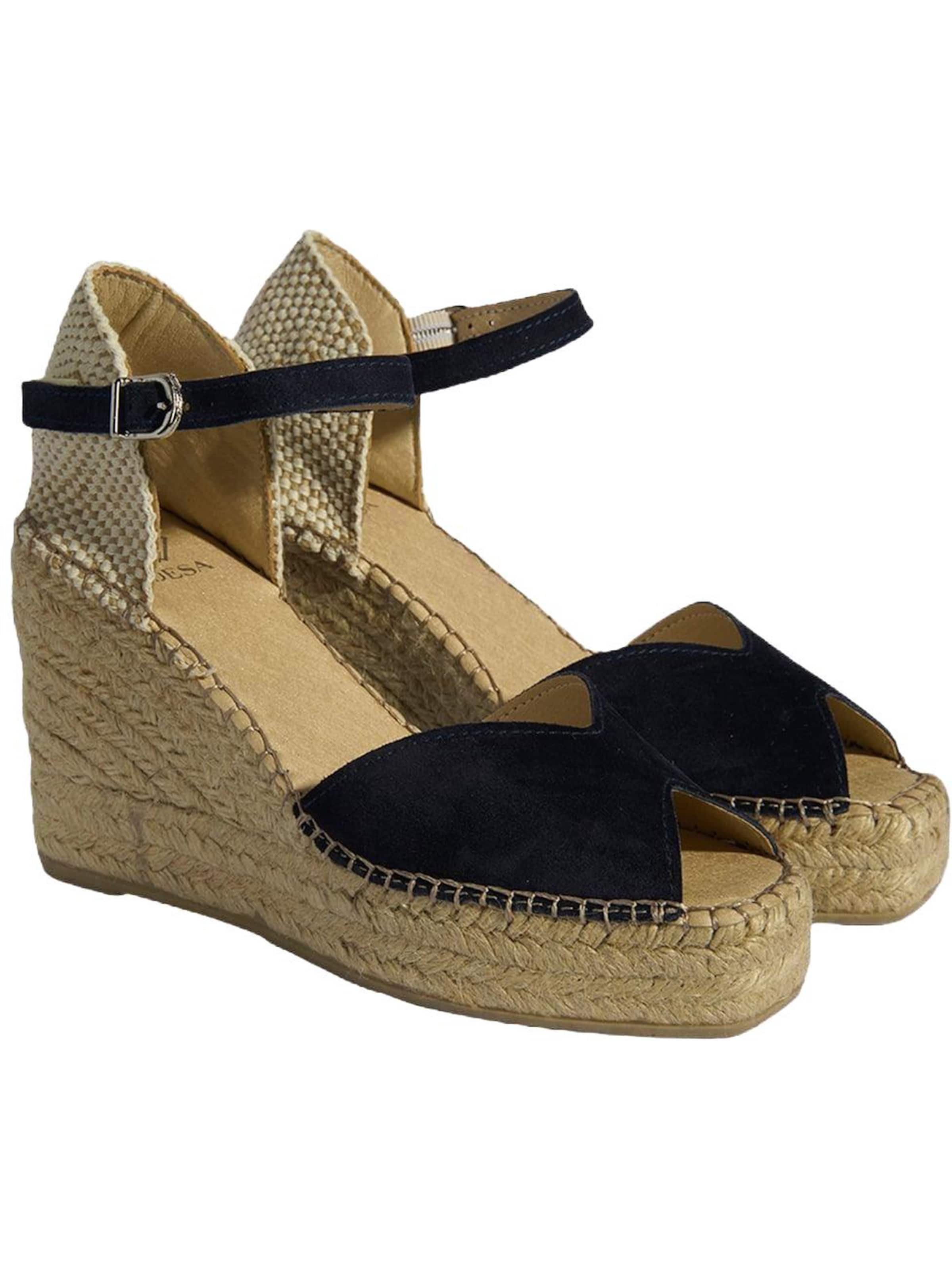 Desa - Sandalias con hebilla 'Slip-Ons' en azul