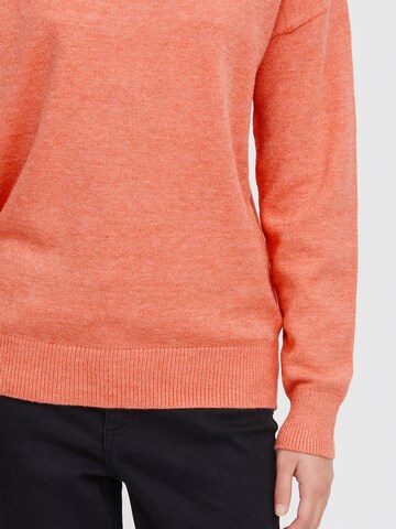 Pullover 'SELLA' di ICHI in arancione