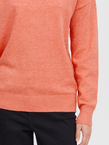 ICHI Sweater 'SELLA' in Orange
