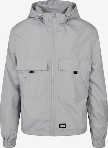 Urban Classics Between-Season Jacket in Grey: front